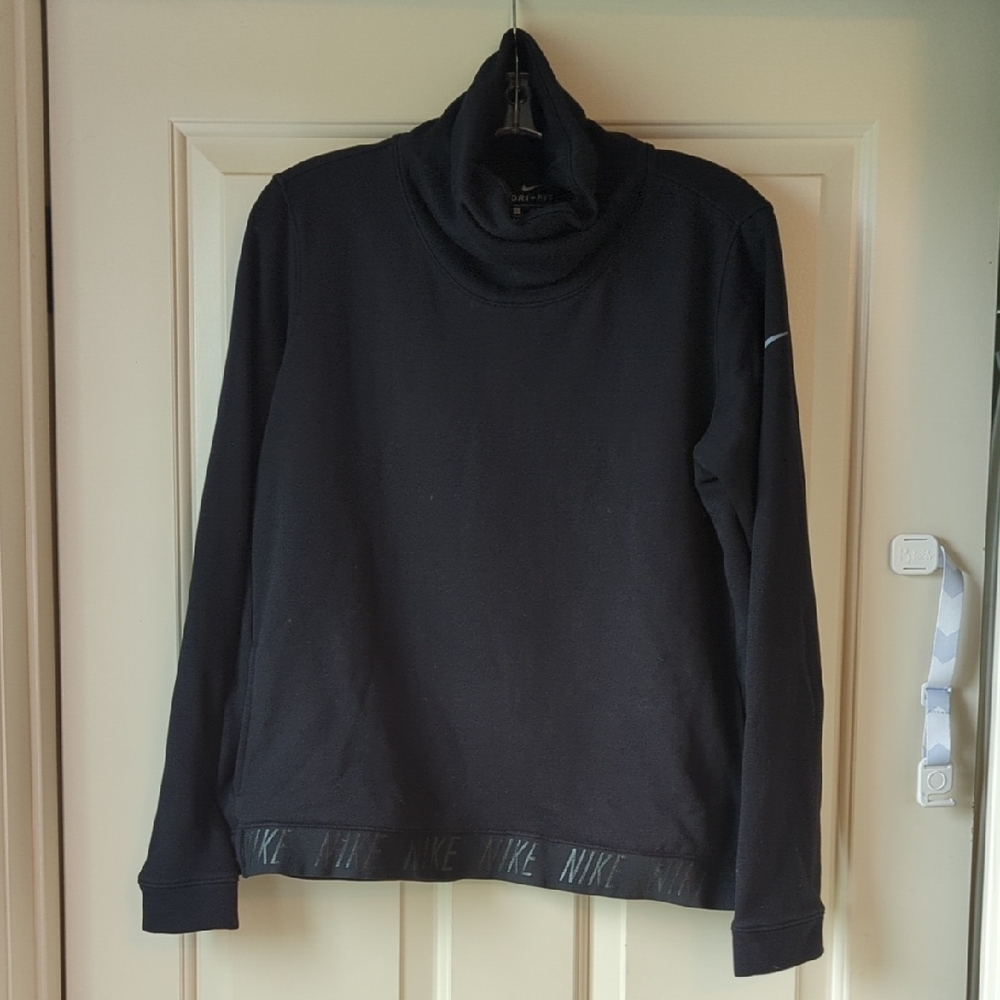 Nike Black Funnelneck Sweatshirt